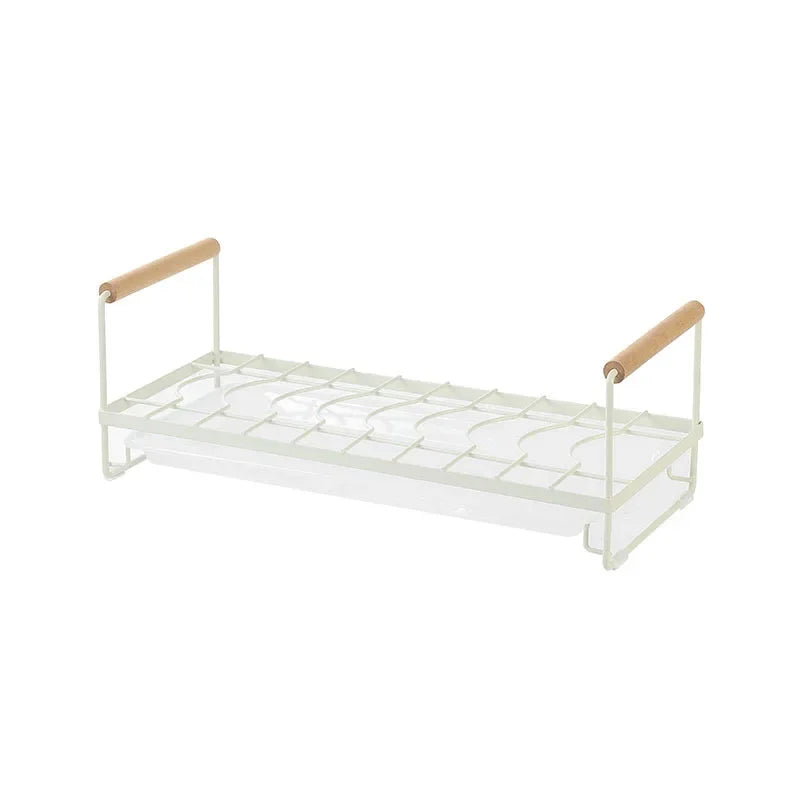 Home Kitchen Utensil Storage Kitchen Storage Rack Drainage-Free Dish Drying Rack Countertop Bowl & Utensil Storage Cabinet Rack