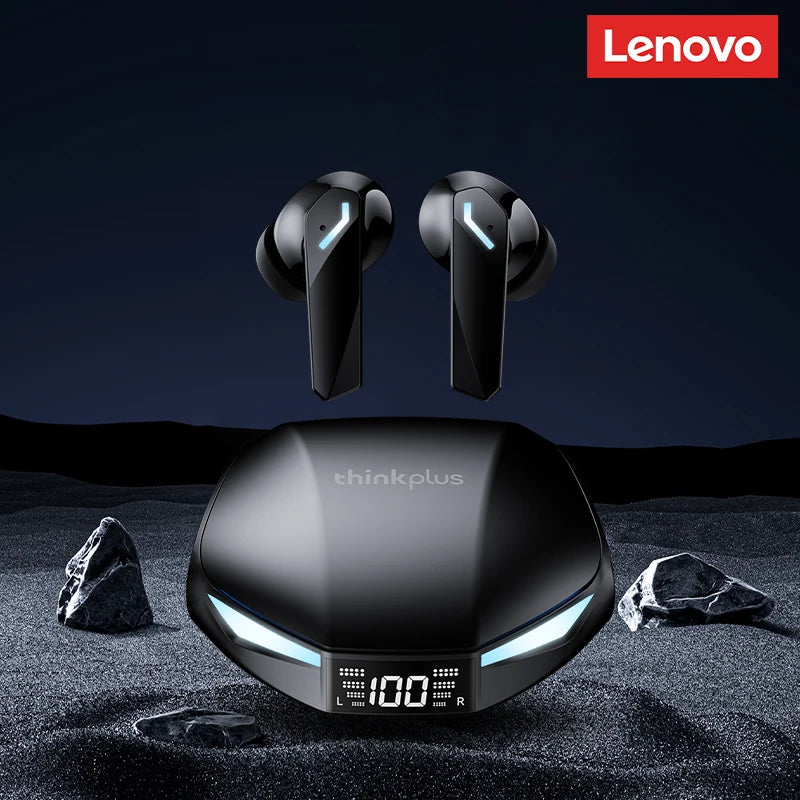 New Lenovo XT53 Wireless Bluetooth 5.4 Earphones LED Digital Display Waterproof Earbuds Noise Cancelling Gaming Headset