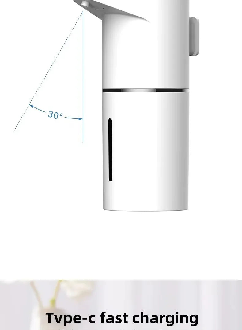 Xiaomi Intelligent Sensor Multi-Speed Contact-Free Wall-Mounted Vertical Hand Sanitizer Bubble Machine USB Charge Soap Dispenser
