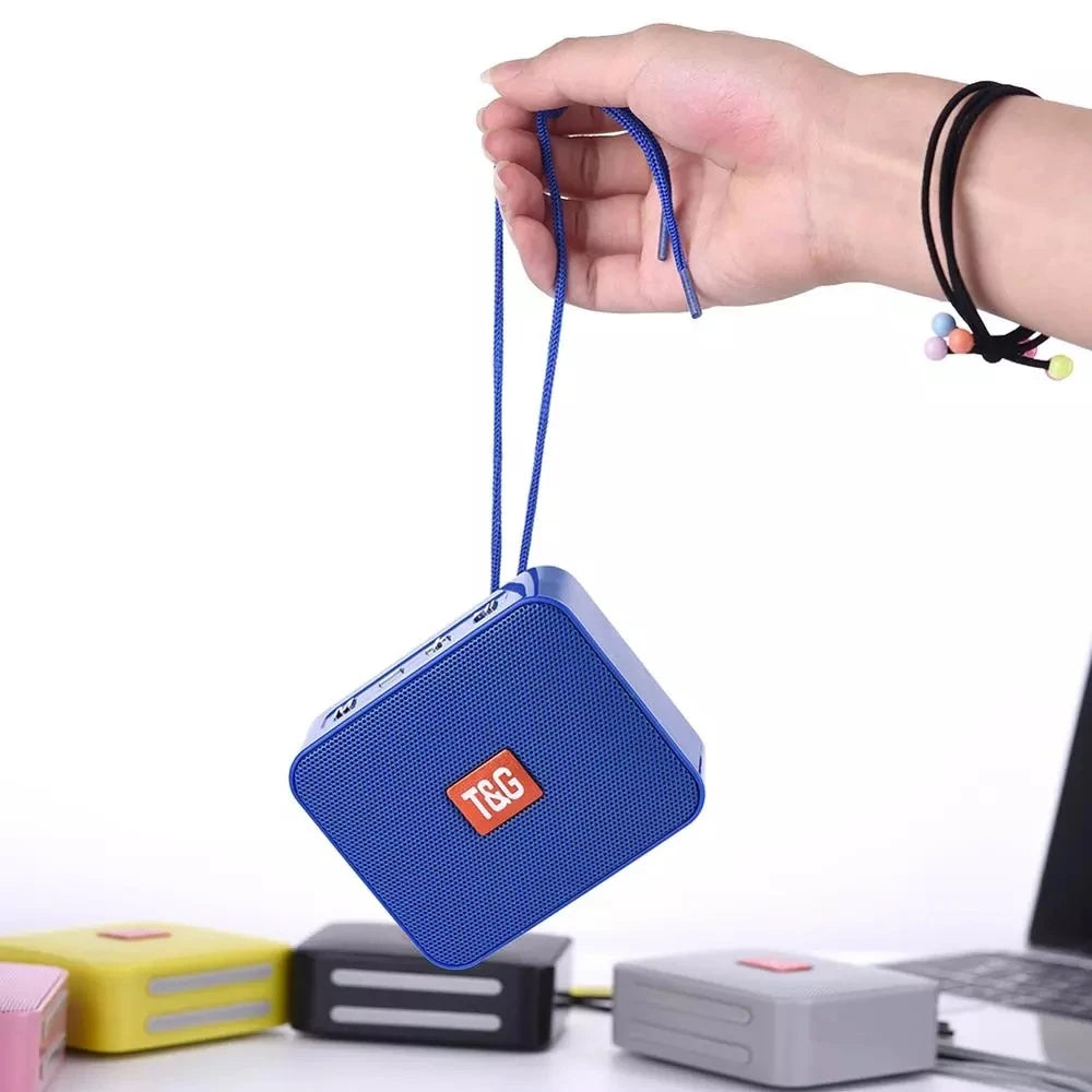 Mini Portable Outdoor Riding TG166 Bluetooth Speaker Wireless Column 5W Boombox Hiking Music Player AUX BT5.0 USB Loudspeaker