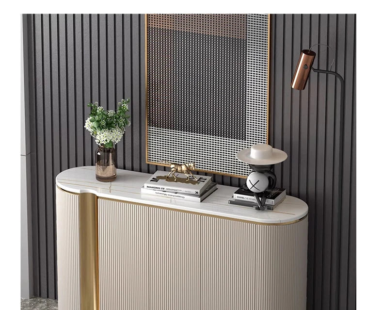 Modern Luxury Kitchen Furniture Dining Room Console Table Cabinet Table Sideboards Storage Cabinet With Doors