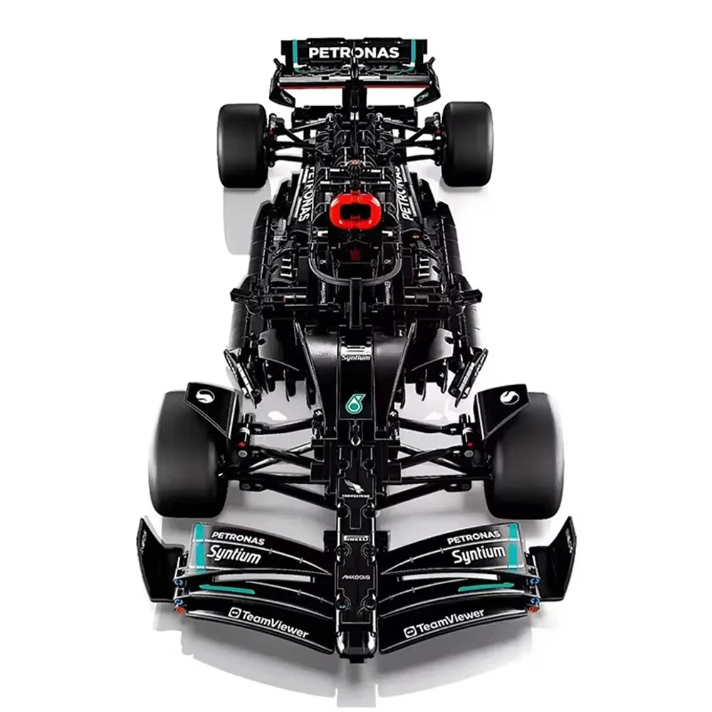 Super red sports car formula racing track car puzzle assembly group boys and girls birthday gift toys