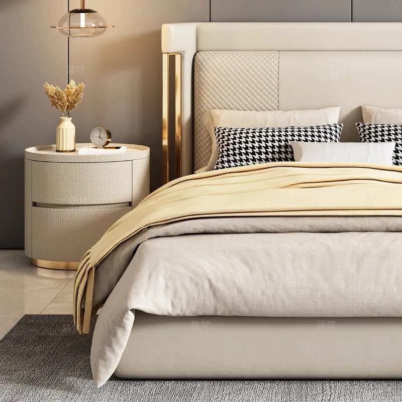 Luxury Modern Nightstand Minimalist Storage Nordic Italian Bedside Table Trendy Simple Muebles De Dormitorio Bedroom Furniture