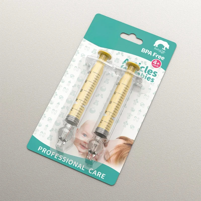 1/2/4/5/6/7PCS Silicone Baby Nasal Aspirator Syringe Baby Nose Cleaner Rhinitis Nasal Washer Irrigator Nose Washing for Children