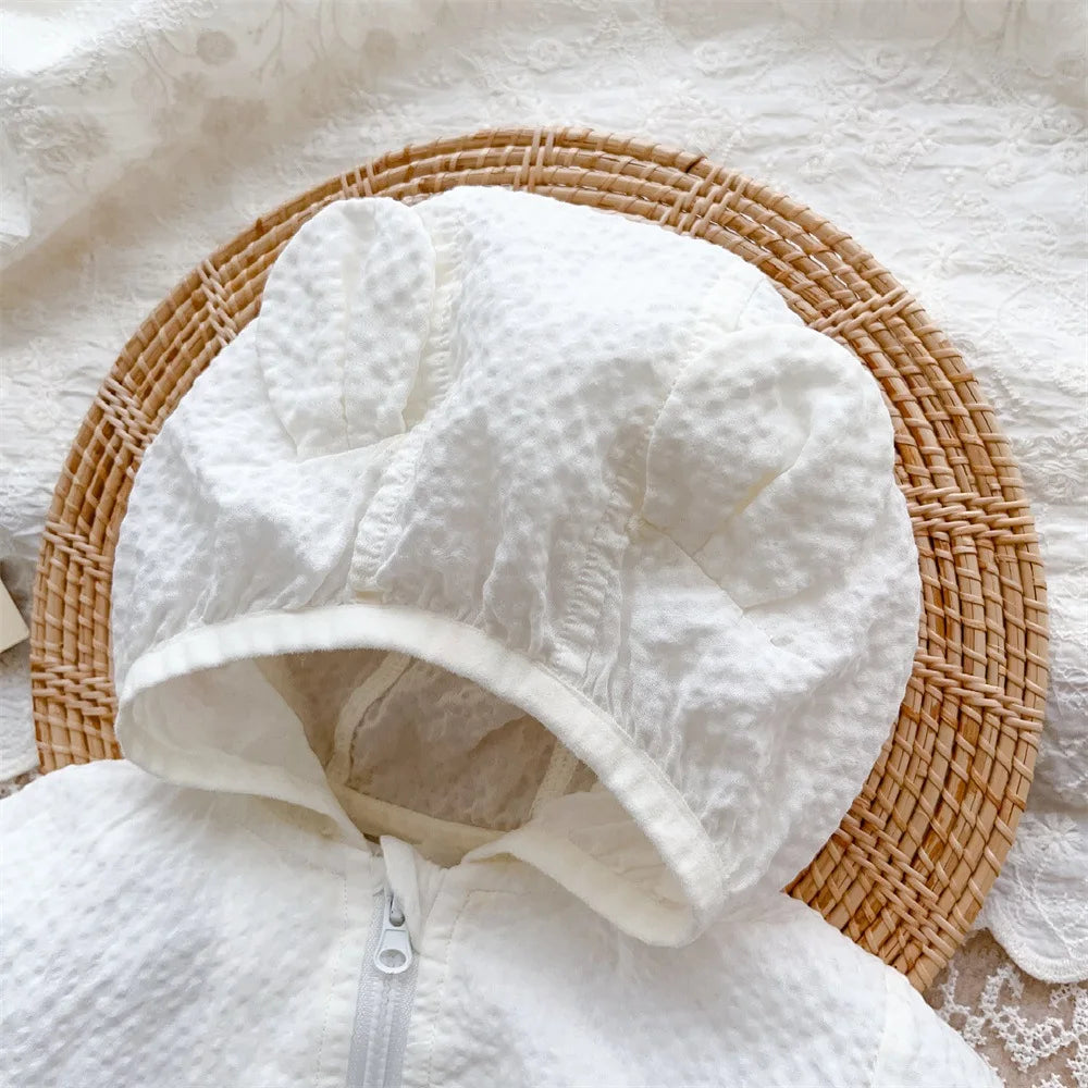 Baby Girls Boys Sun Protection Coat - Cute Infant Outerwear for Breathable Air-conditioned Autumn Clothes,Thin Kids Children Top