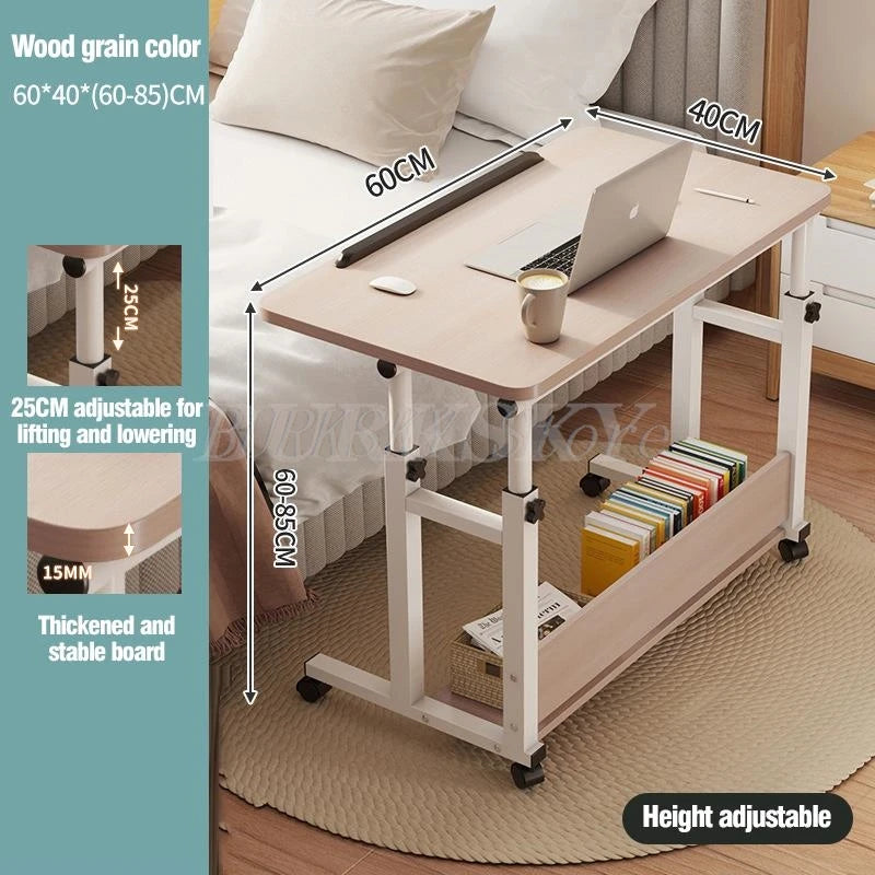 Simple Laptop Desk Lazy Bed Desk Learning Simple Small Table Learning Table Movable Bedside Adjustable Portable Laptop table
