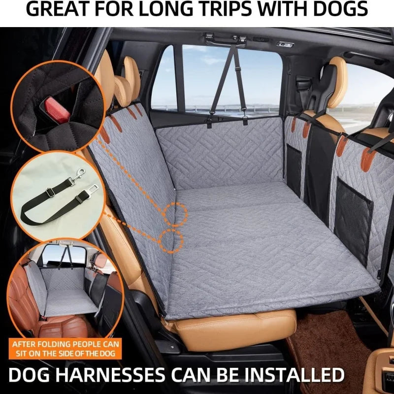 Large Pet Back Seat Extender Car Backseat Protector Multipurpose Waterproof Hammock Dog Universal Car Seat Cover Travel Supplies