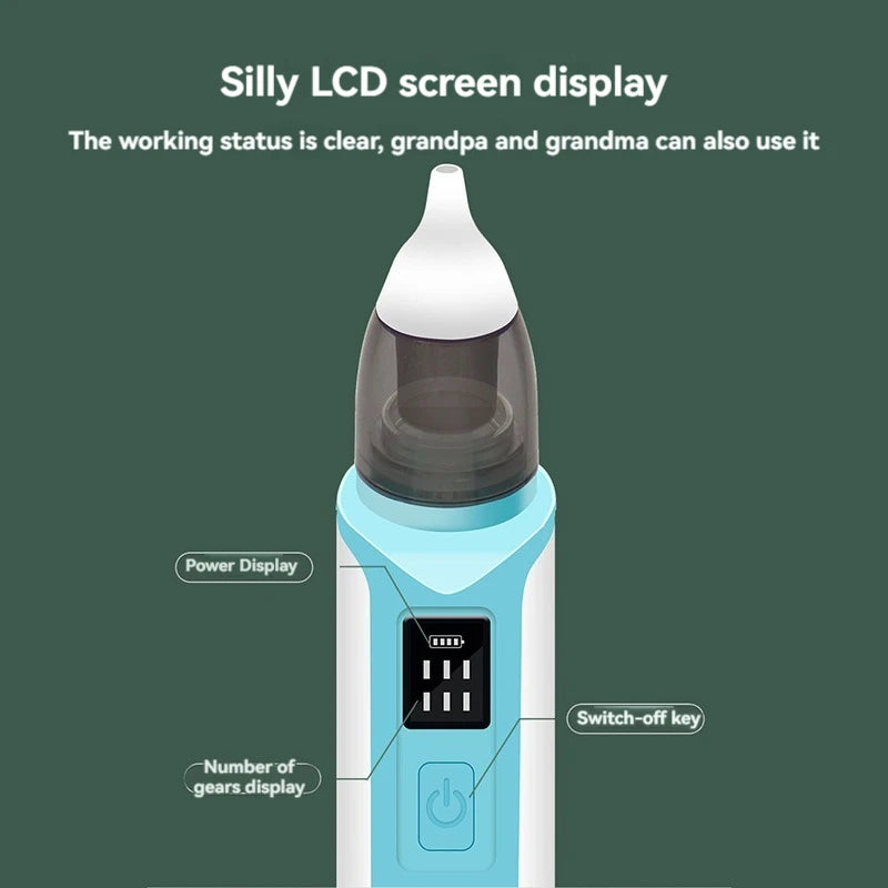 2025 New Pattern Baby Electric Nasal Aspirator for Newborn Charging Version Suction Tool to Prevent Nasal Congestion