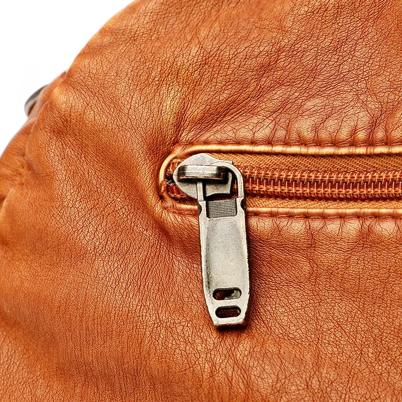 Y2k Women Shoulder Bag Vintage Punk Goth Fashion Designer Leather Tote Bag Large Capacity Rivet Motorcycle Handbag