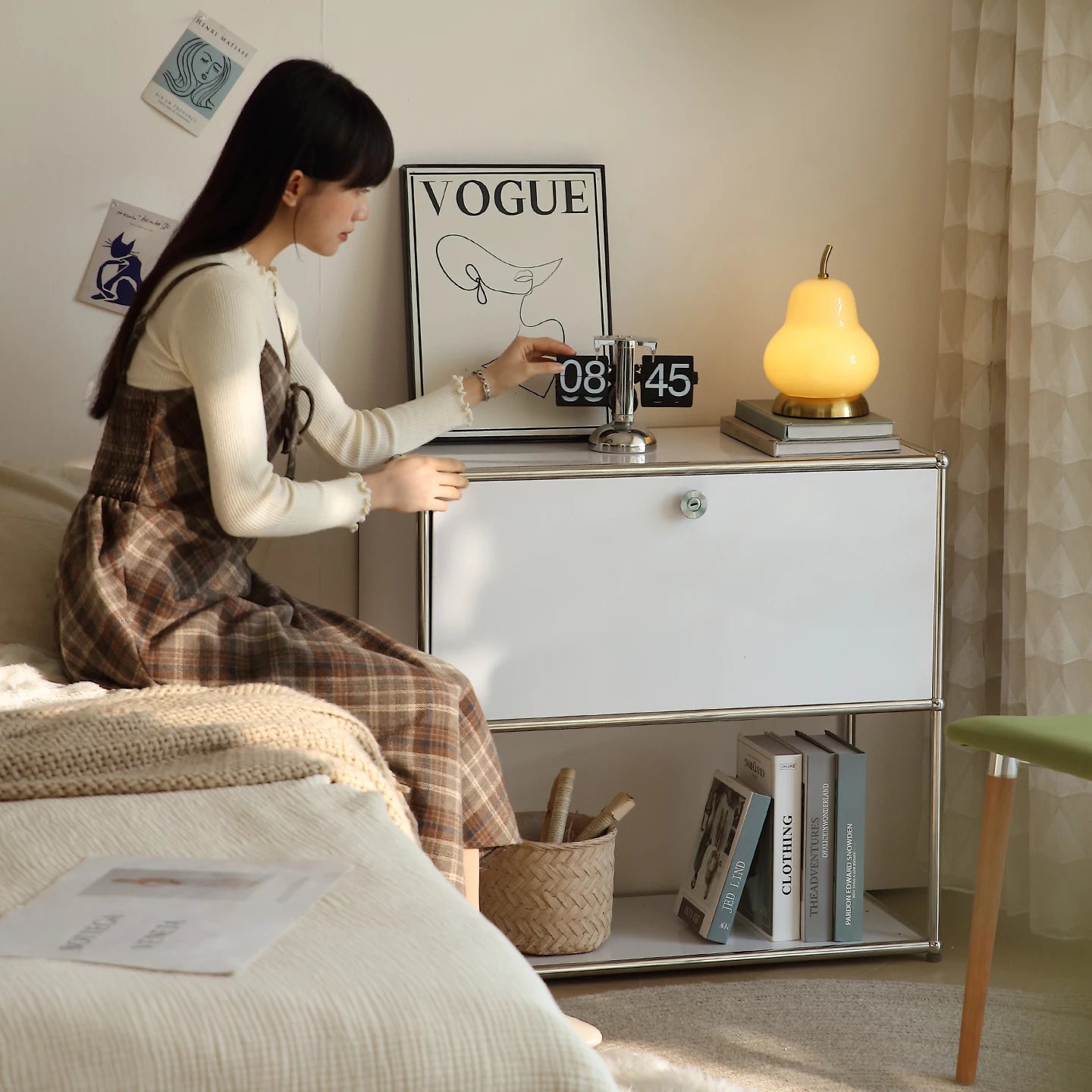 Cabinet for living room Storage locker drawer type storage Bedroom chest of drawers Organizer furniture Dual cabinet combination