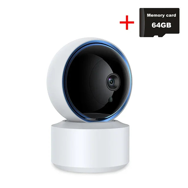 Tuya Smart 360° PTZ Security Camera with AI Motion Tracking- Baby/Pet/House Monitor,2-Way Talk,Ultra - Clear IR Night Vision