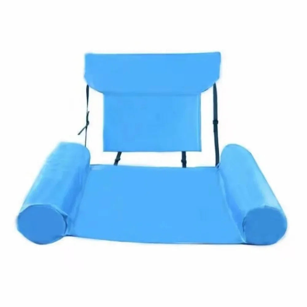 Three Tube Inflatable Lounge Chair, Foldable Colorful Patterned Float, Water Play Lounge Chair, Floating Bed Sofa