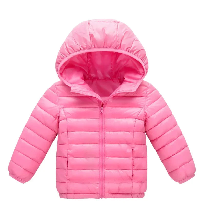New Fashion Children Jacket Outerwear Boys and Girl Autumn Clothes Warm Down Hooded Coat Teenage Parka Kids Winter Clothing