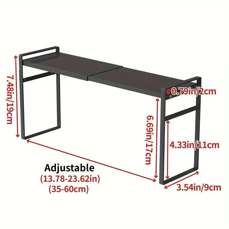 ZEXEF Retractable Accessories for Kitchen Cabinet Organizer Furniture With Shelf Space Bathroom Storage Rack Home Pantry Spice