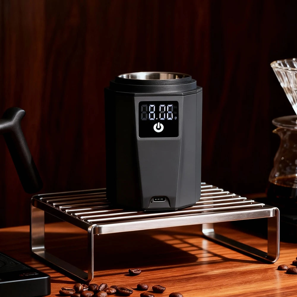 Digital Coffee Scale with 58MM Dosing Cup, LCD Espresso Weighing Scale 500g Precision Barista Tool