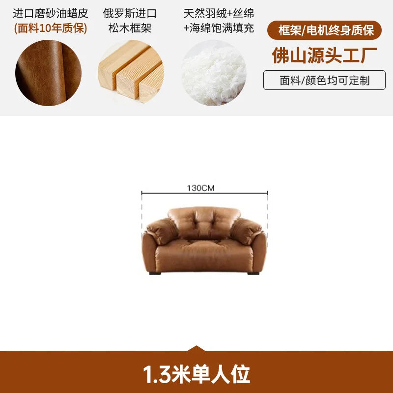 Luxury Loveseat Electric Sofa Strong Full Size Brown Lazy Recliner Chair Lounges Sleeper Designer Woonkamerbanken Furniture