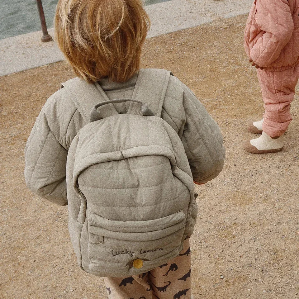 KS Brand Mommy Bag Travel Children Kid Cherry Backpack Primary Schoolbag Baby Waterproof Print Kindergarten Bags Boys Girls Gift