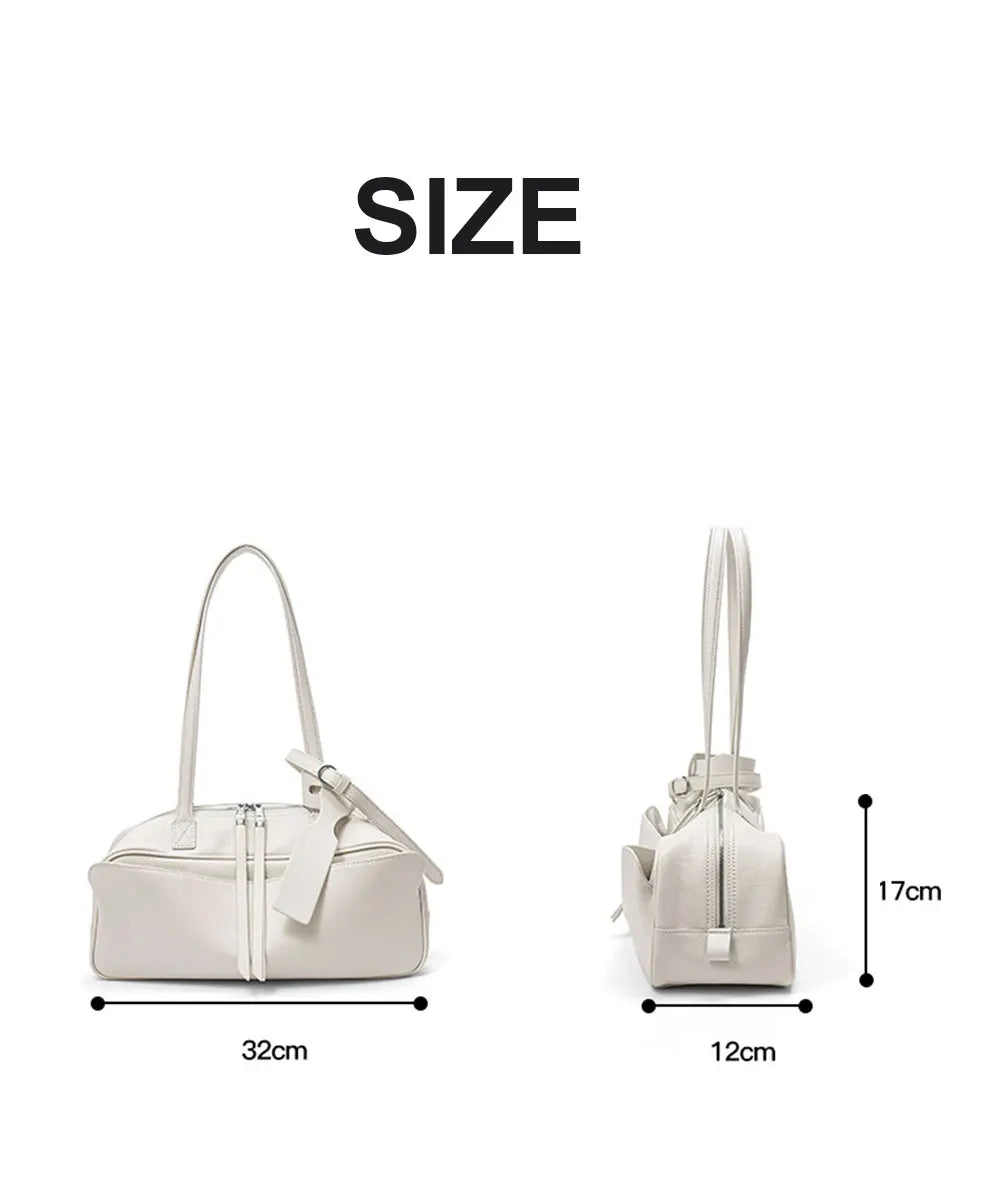 New Women's Bag Genuine Leather Luxury Designer Women Shoulder Bag Soft Cowhide Handbags Fashion High Quality Baguette Bags
