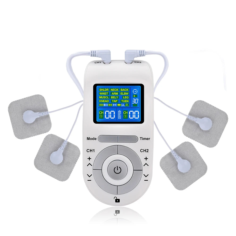 EMS TENS Electrode Pads Back Neck Body Massager Low Frequency Nerve Muscle Stimulator Relaxation Treatment Electrostimulator
