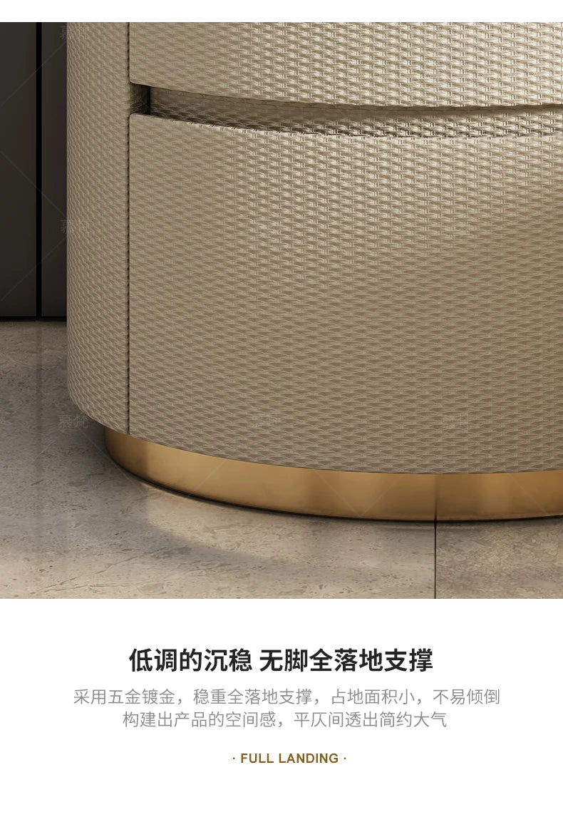 Luxury Modern Nightstand Minimalist Storage Nordic Italian Bedside Table Trendy Simple Muebles De Dormitorio Bedroom Furniture