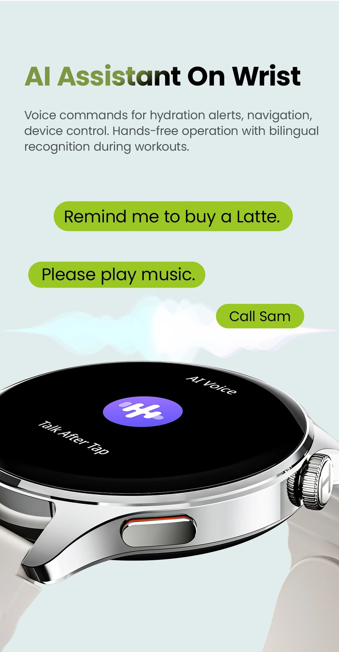 HAYLOU Watch 4S GPS Smartwatch 1.43” HD AMOLED Display 5 Satellite GPS Positioning 120+ Workout Modes Sport Fitness Smart Watch