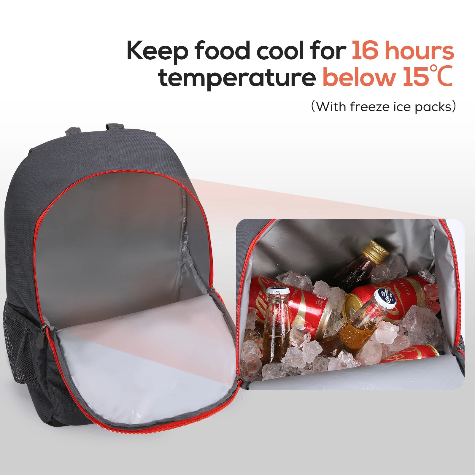 TOURIT 30L Thermal Backpack Cooler bag for drinks Insulated Bag Travel Beach Beer Leak-proof Food lunch Bags Portable Coolers