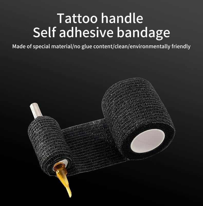 Wireless Tattoo Kit Rotary Tattoo Machine Set with 10PCS Tattoo Cartridge Needles Permanent Makeup Tools for Tattoo Artist