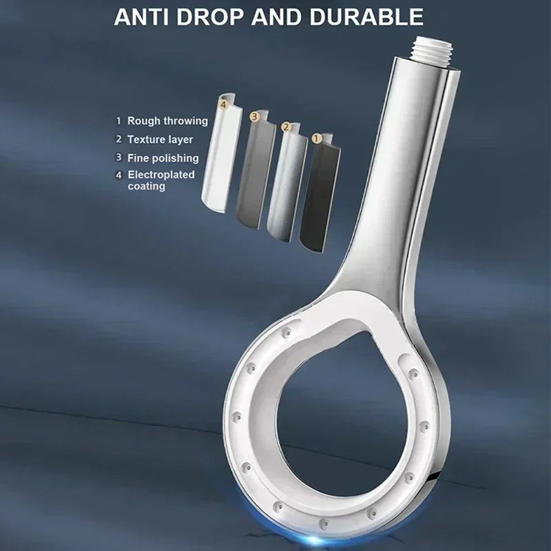 Bathroom Shower Head Pressurized Hand-held Shower Head Large Panel Pressurized Shower Accessories Bathing Tool