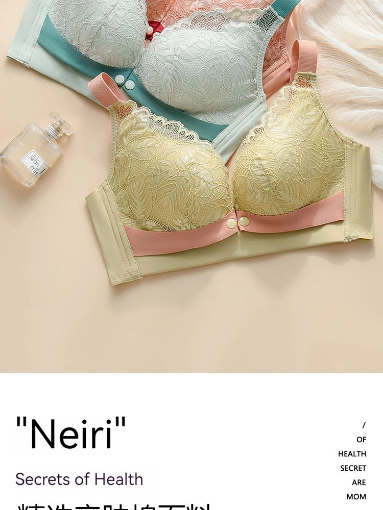 Thin Lace Maternity Breastfeeding Underwear For Women Comfortable Breathable Gathered Anti Sagging Bra For Pregnant Women