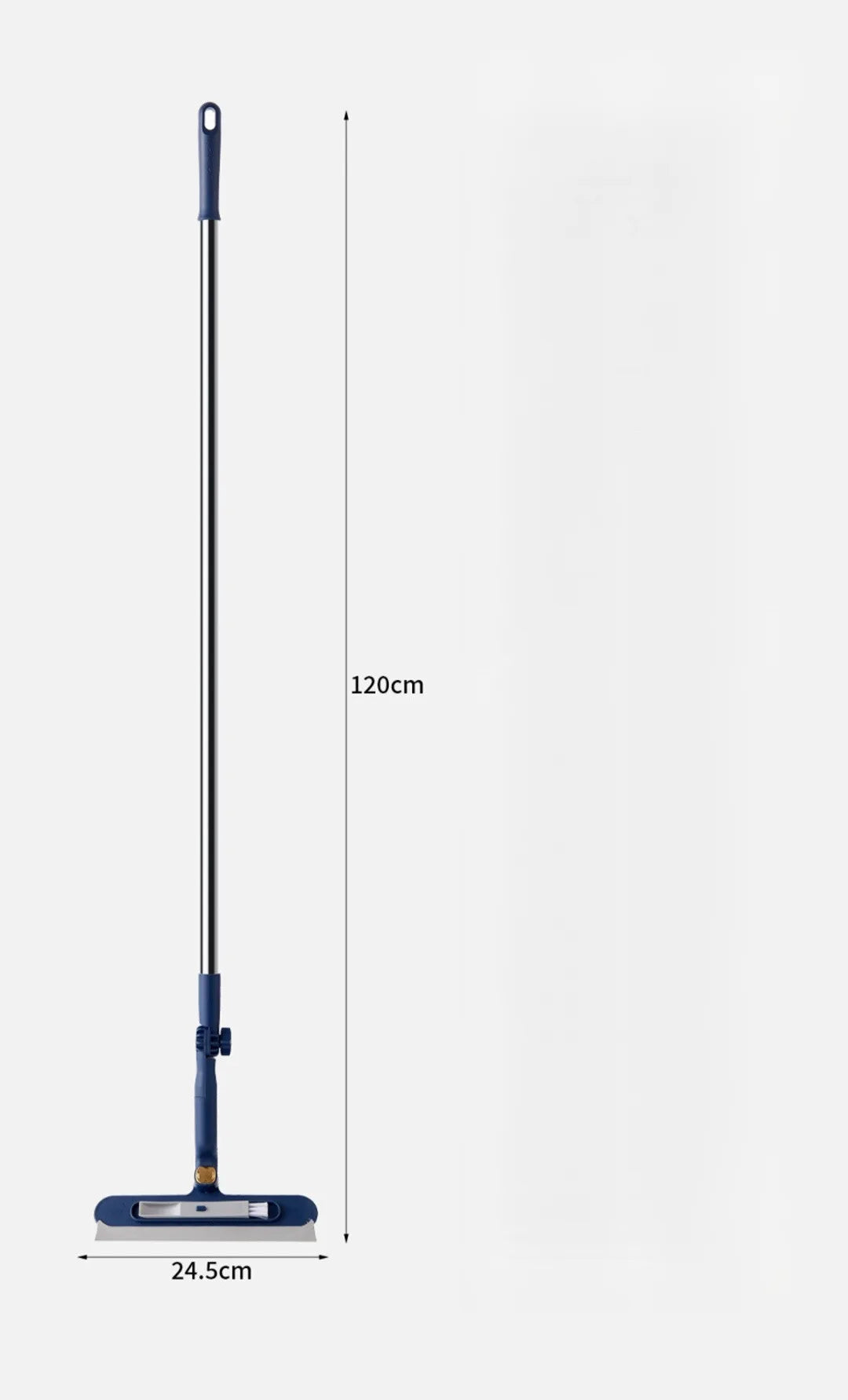 2in1 Highrise Glass Brush Window with Squeegee and Mini Brush Rotatable Glass Wiper Home Cleaning Tool for Glass,Walls and Floor