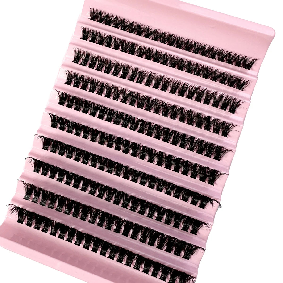 Faux Mink Eyelashes 540Cluster C Curled 9-16mm Mixed Natural Eyelash Extension 3D Russian Strip Personal Eyelash Makeup Tool