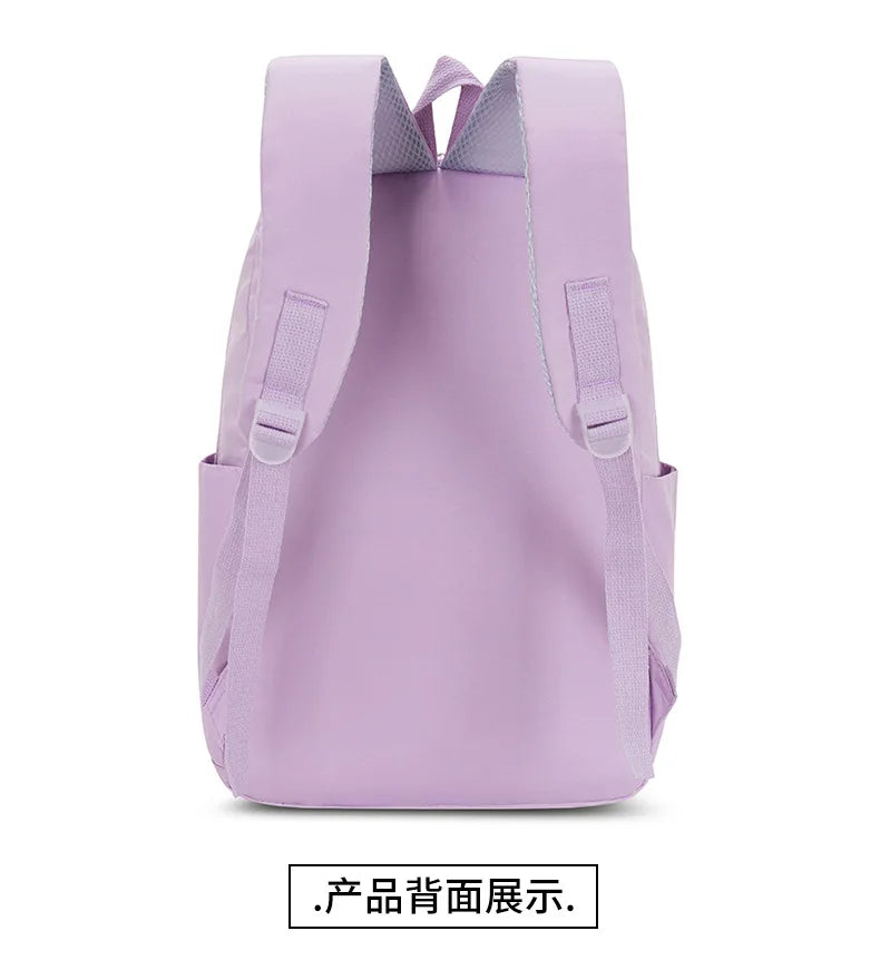 Cute Capibara Kids Backpack with Pencil Case Capybara Kawaii Girls School Bag Stationery Pouch Children Letter A-Z Rucksack Gift