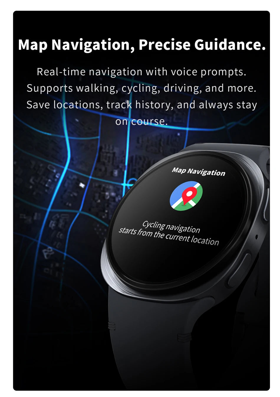 2025 Watch GPS Track Smart Watches For Men Women Sport Heart Rate Bluetooth Call NFC IP68 Waterproof Compass Smartwatch 8 Mini