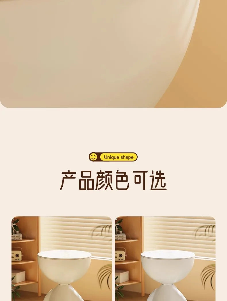 37*41cm Creative Bedside Table Home Sofa Side Shelf Bedroom Balcony Movable Mini Bear Table Coffee Table