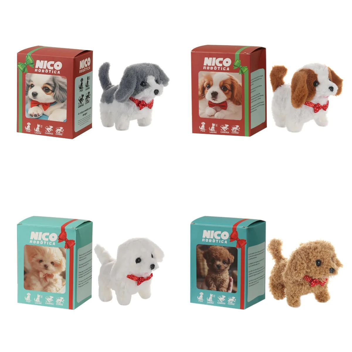 Interactive Plush Electric Toy Dog That Walks and Barks - Intelligent Pet Gift for Kids Birthday