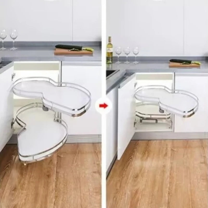 Steel Kitchen Cabinet Storage Home Spices Organizer Stackable Closet Drawer Furniture Household Hanging Cabinet Accessories