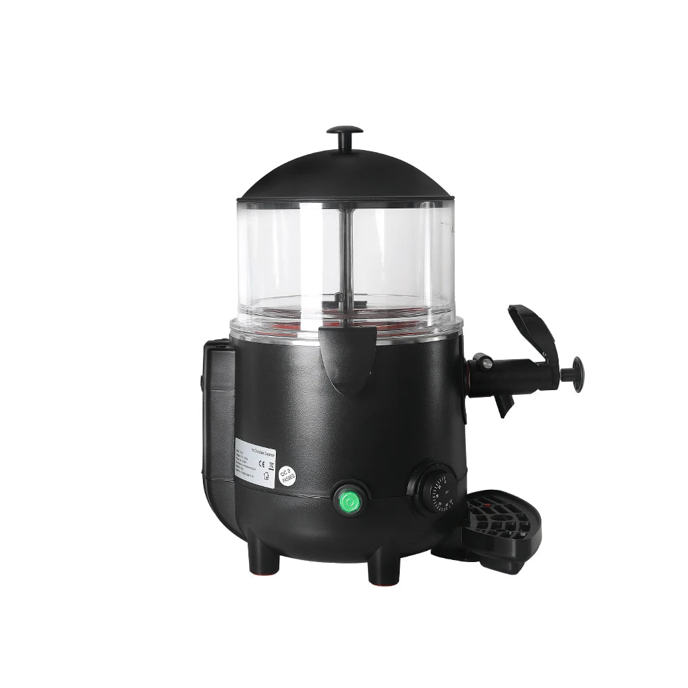 GZKITCHEN Black Chocofairy Hot Chocolate Dispenser Water Bath System 5L Hot Beverage Coffee Milktea Dispenser