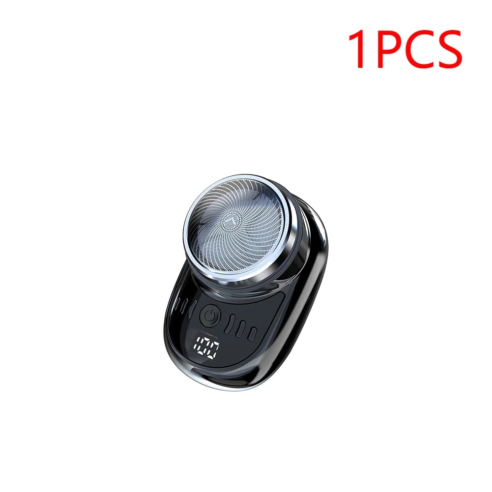 1/2PCS Mini Electric Travel Shaver For Men Pocket Size USB Charging Portable Painless Cordless Trimmer Knive Face Beard Razor  ﻿