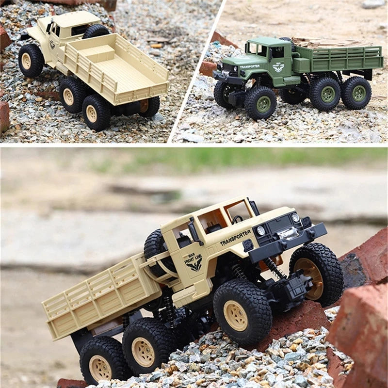 JJRC 1/18 Rc Car Off-Road  2.4G Radio Controlled Car Military Electric Machine 10Km/h Rc Buggy Children's Cars Toys for Boys kid