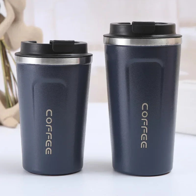 380/510ML Stainless Steel Thermal Mug Thermo for Coffee Water Bottle Leakproof Travel Drinkware Travel Thermal Mug