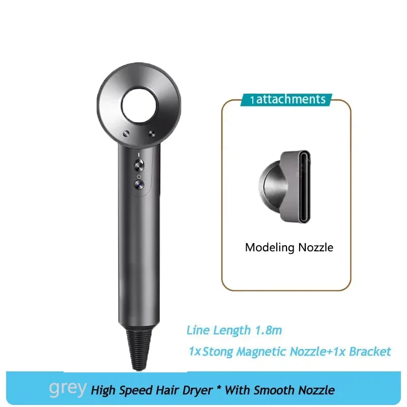 Professional Leafless Hair Dryer, High-Speed Negative Ion 110,000 Rpm, Professional Hair Care, 62M/S Wind, 1600W, Quick Drying