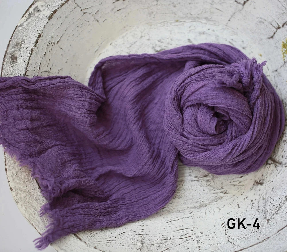 Professional Stretchable Wrapping Newborn Photography Props Soft Cotton Gauze Wraps Blanket Studio Baby Styling Props Accessory