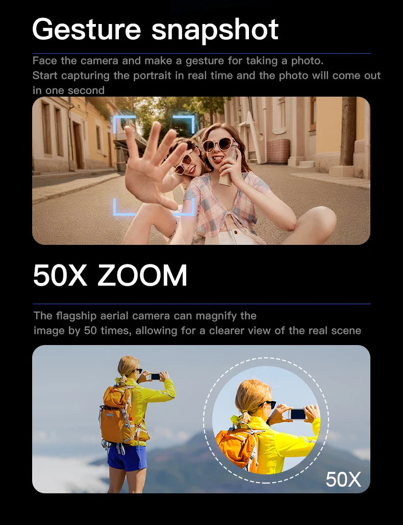 DWi X226 VR FPV Drone 4K HD Dual Camera Aircraft Brushless Motor WIFI 5G RC Quadcopter Optical Flow Positioning Mini Drone Toys