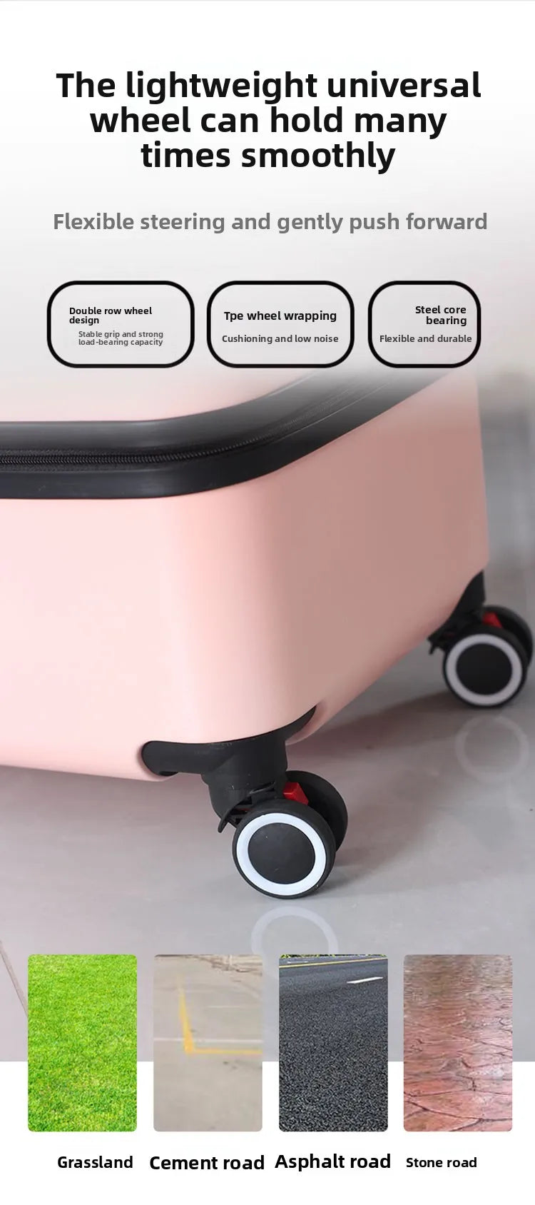 Large Pet Travel Carrier Rolling Pet Transport for Cats & Small Dogs Breathable Cat Suitcase Transparent Skylight Pet Stroller