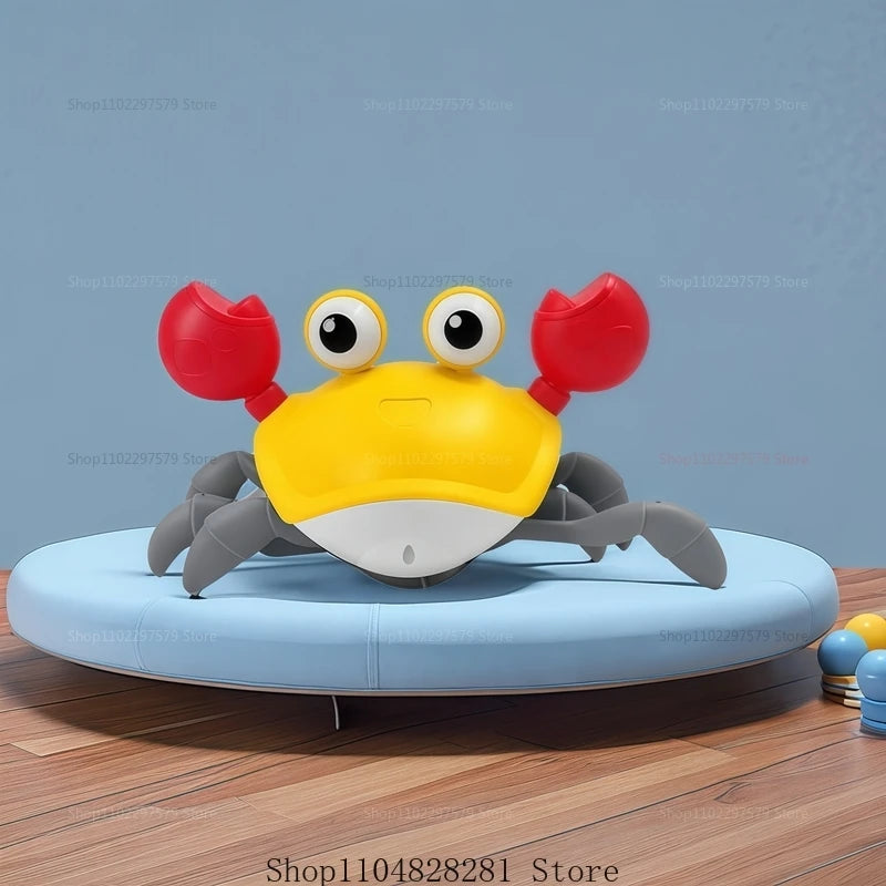Kids Induction Escape Crab Octopus Crawling Toy Toddlers Electronic Musical Pet Avoid Obstacles Fun Party Interactive Baby Toys