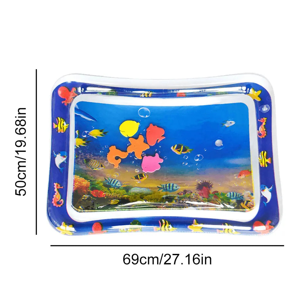 Baby Water Play Mat Inflatable Toys Children's Mat Kids Thicken PVC Playmat Toddler Activity Play Center Water Mat for Babies