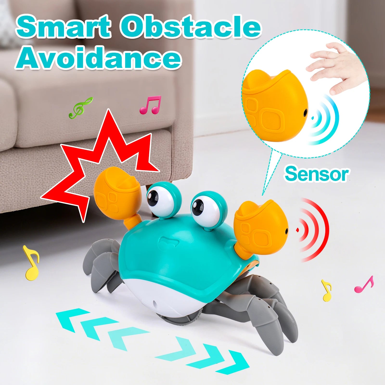 Kids Electronic Pet Toys Dancing Octopus&Duck Musical Penguin Baby Crawling Toys Toddler Interactive Toys Tummy Time Gifts