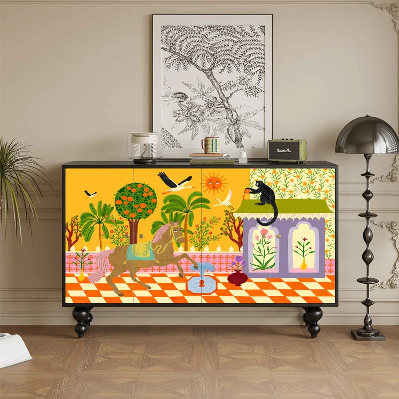 Nordic Perfume Living Room Cabinets Mid Century Craft Luxury Wood Living Room Cabinets Storage Garden Vitrina Trendy Furniture