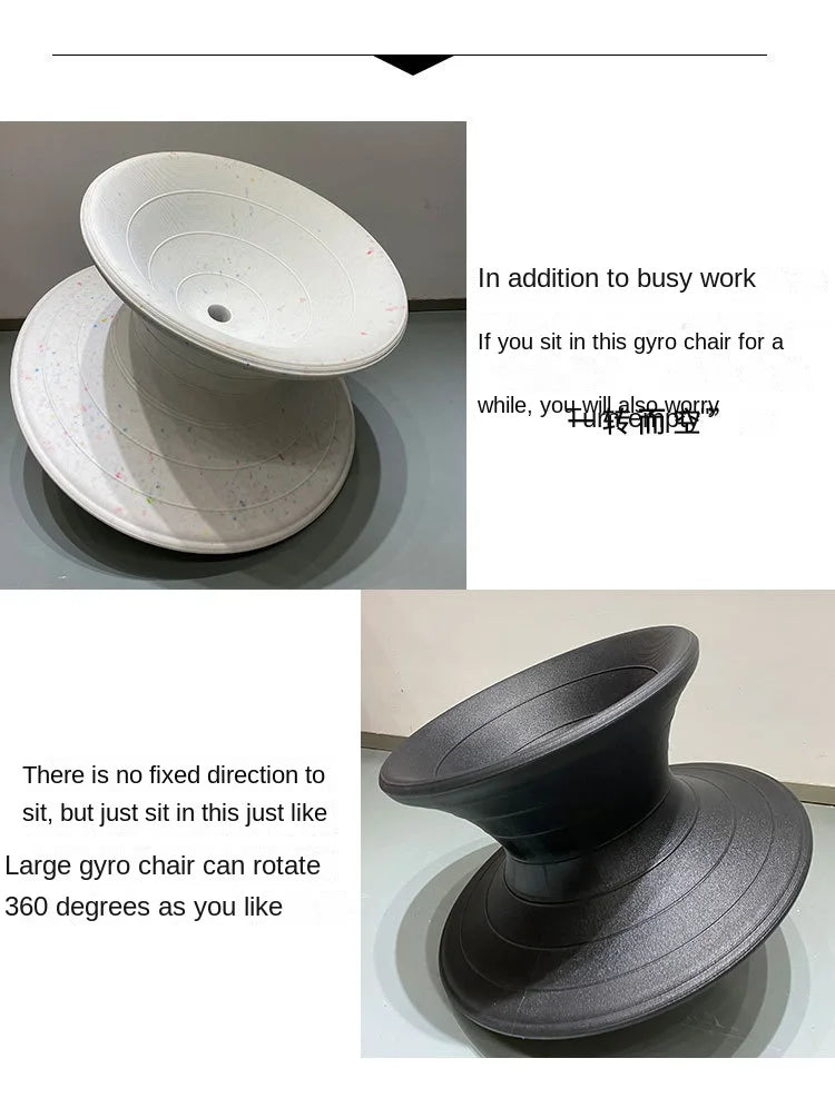 JOYLIVE Rotatable Gyro Chair Tumbler 360 Degree Rotating Living Room Furniture Children Relax Toy Chair Leisure Sports Stool New