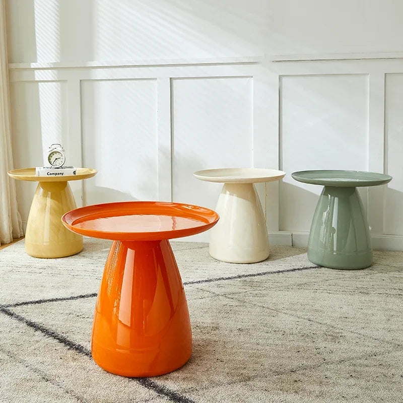 Designer Modern Coffee Table Living Room Nordic Round Glass Coffee Table Side Table